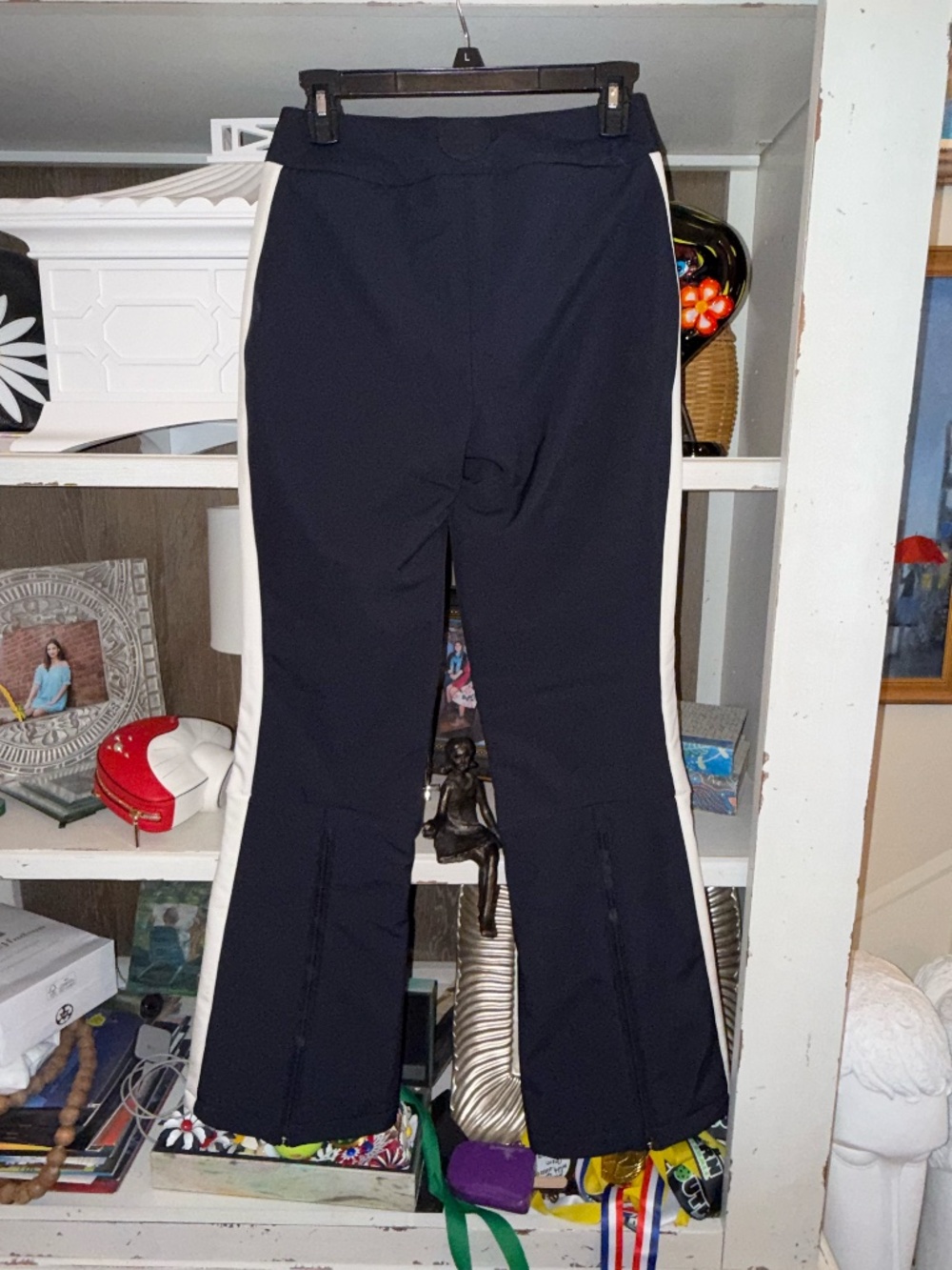 We Norwegians Small S Solo ski pants navy blue retro red white - Picture 7 of 8